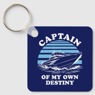 Porte-clés Capitaine De Ma Propre Destinée   Devis de navigat