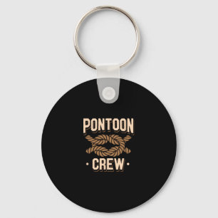 Porte-clés Capitaine de Ponton Citations d'amoureux de bateau