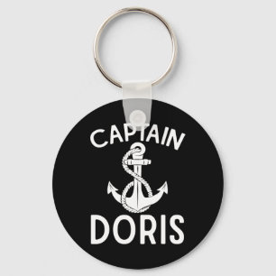 Porte-clés Capitaine Doris Ancre Bateau Voile Yacht Navire
