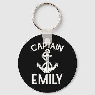Porte-clés Capitaine Emily Voile Bateau Navire Yacht