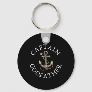 Porte-clés Capitaine Godfather Bateau à voile nautique Vintag