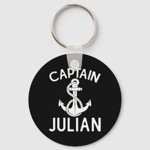 Porte-clés Capitaine Julian Yacht Bateau de bateau Ancre de b