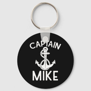 Porte-clés Capitaine Mike Yacht Bateau de bateau Ancre de bat