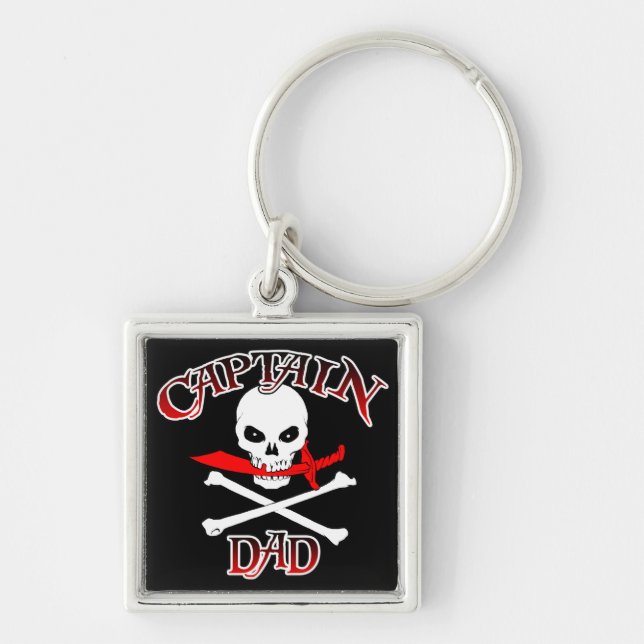 Porte-clés Capitaine papa (Devant)
