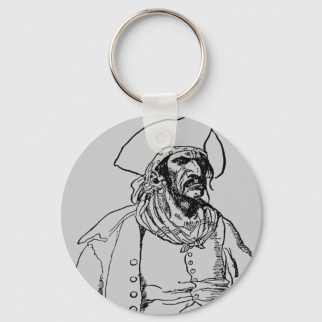 Porte-clés Capitaine pirate (Recto)