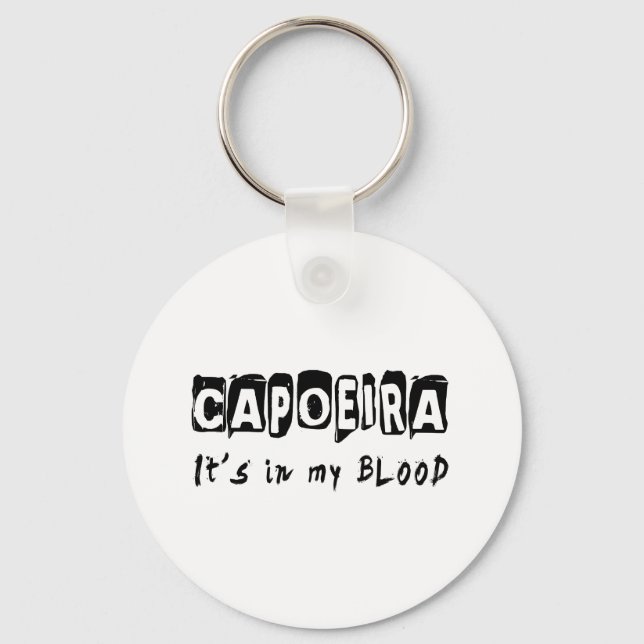 Porte-clés Capoeira C'est dans mon sang (Recto)