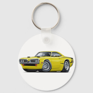 Porte-clés Capot Jaune-Noir de scoop de C-Rayure de l'abeille
