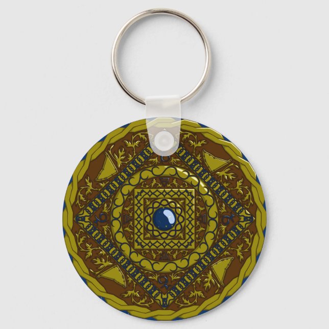 Porte-clés Capricorn Mandala Porte - clé (Recto)