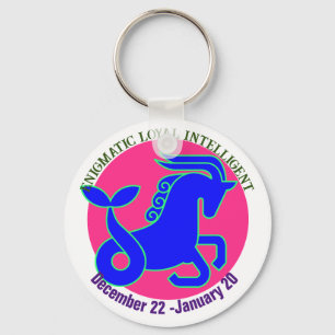 Porte-clés Capricorn Symbole Zodiaque porte - clé personnalis