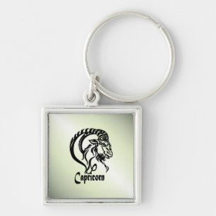 Porte-clés Capricorne Chèvre de mer Zodiac vert