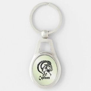 Porte-clés Capricorne Chèvre de mer Zodiac vert