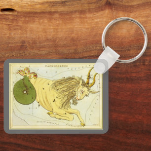 Porte-clés Capricorne Constellation Vintage, Miroir d'Urania