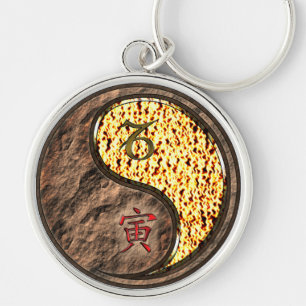Porte-clés Capricorne et Porte - clé de tigre de feu