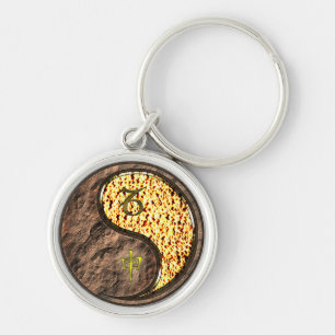 Porte-clés Capricorne et singe du feu