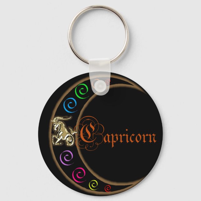 Porte-clés Capricorne Zodiac Moon (Recto)