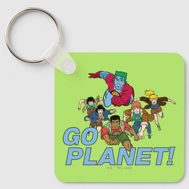 Porte-clés Captain Planet and the Planeteers - Go Planet! (Recto)