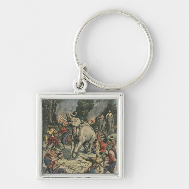 Porte-clés Capture d'un objet superflu au Siam (Devant)