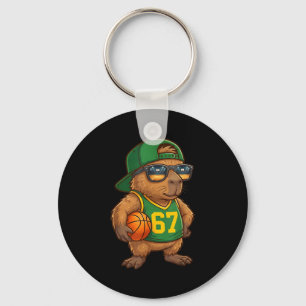 Porte-clés Capybara Basket-ball 67 Gen Alpha Argot Srts Homme