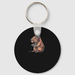 Porte-clés Capybara Player Immersion Totale Dans Le Travail V