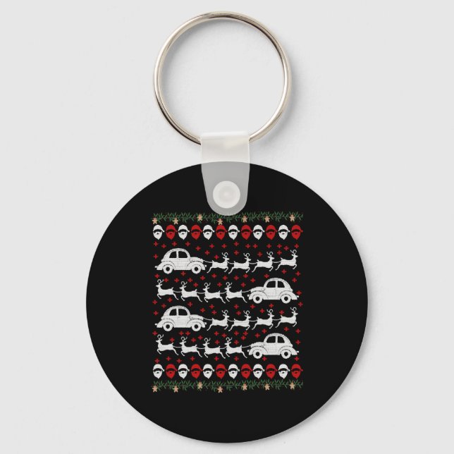 Porte-clés Car Christmas (Recto)