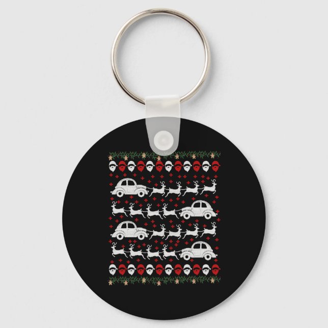 Porte-clés Car Christmas (Recto)