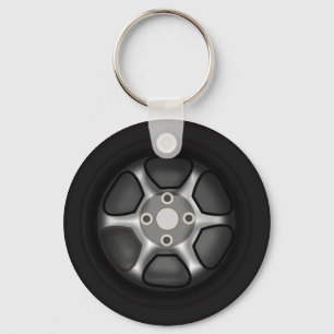 Porte-clés Car Wheel