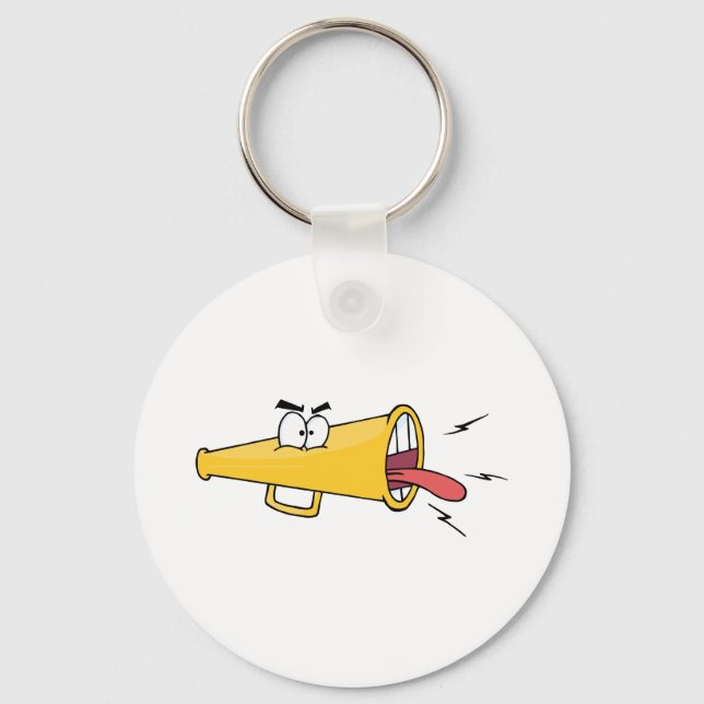 Porte-clés Caractère de dessin de Megafon (Recto)