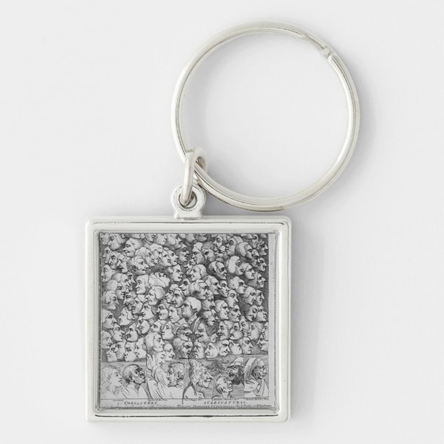 Porte-clés Caractères et caricatures (Devant)