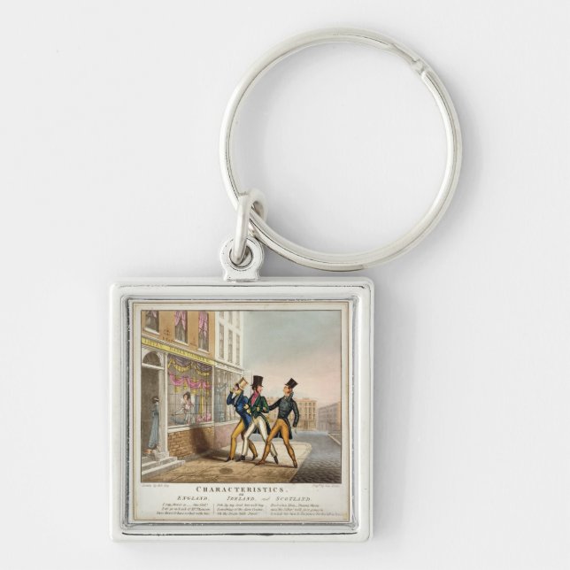 Porte-clés Caractéristiques - Angleterre, Irlande et Ecosse, (Devant)