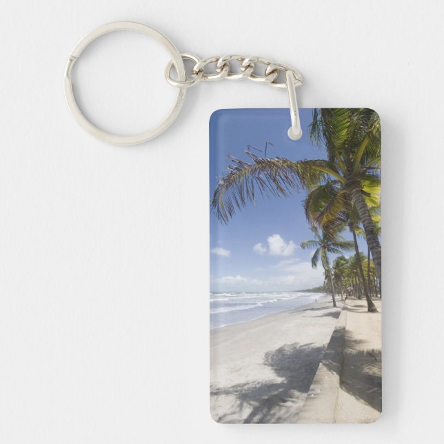 Porte-clés Caraïbes - Trinité - Plage de Manzanilla sur (Devant)