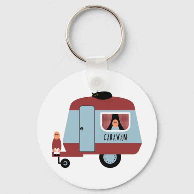 Porte-clés Caravane (Recto)