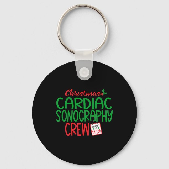 Porte-clés Cardiac sonographe (Recto)