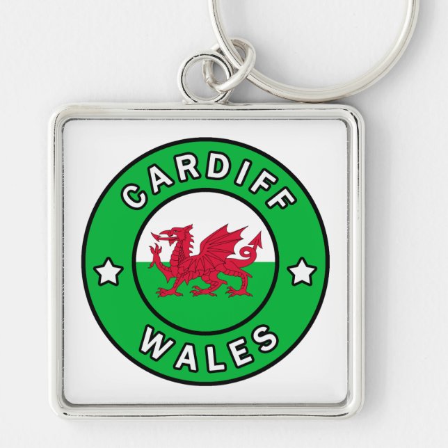 Porte-clés Cardiff Wales (Devant)