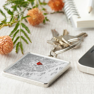 Porte-clés Cardinal en hiver