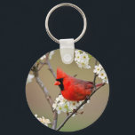 Porte-clés Cardinal rouge<br><div class="desc">Cardinal rouge vif</div>