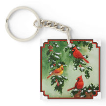 Cardinaux rouges du Nord et Holly