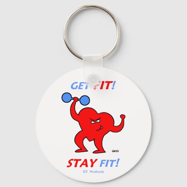 Porte-clés Cardio-fitness motivationnel pour les patients car (Recto)