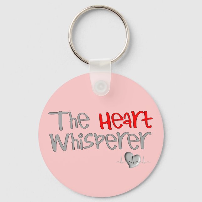 Porte-clés Cardiologist Gifts "The Heart Whisperer" (Recto)