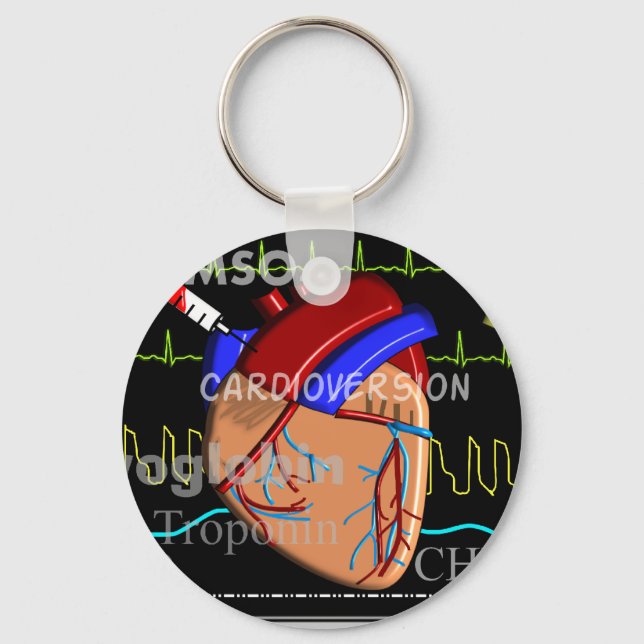 Porte-clés Cardiology  Heart Design Keychain (Recto)