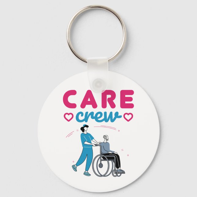 Porte-clés Care Crew Caregivers In Home Nursing Home (Recto)