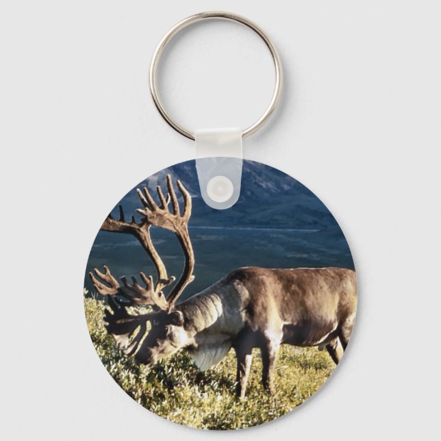 Porte-clés Caribou / Reindeer lover (Recto)