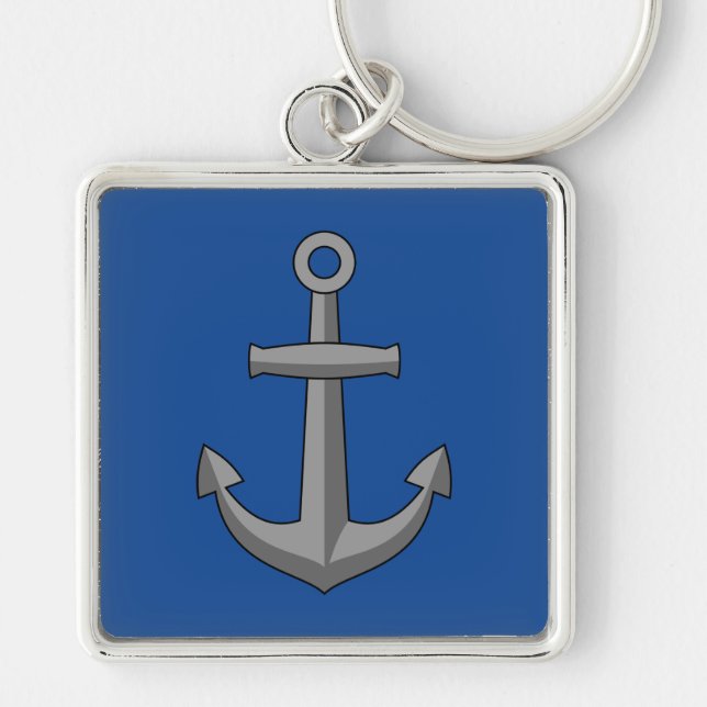 Porte-clés Caricature Ancre de bateau (Devant)