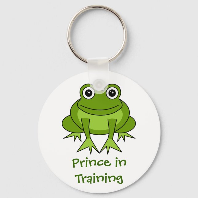 Porte-clés Caricature de la Grenouille - Prince en formation (Recto)