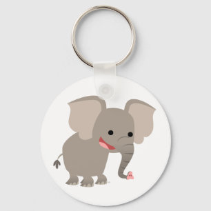 Porte-clés Caricature de rire Porte - clé d'éléphant