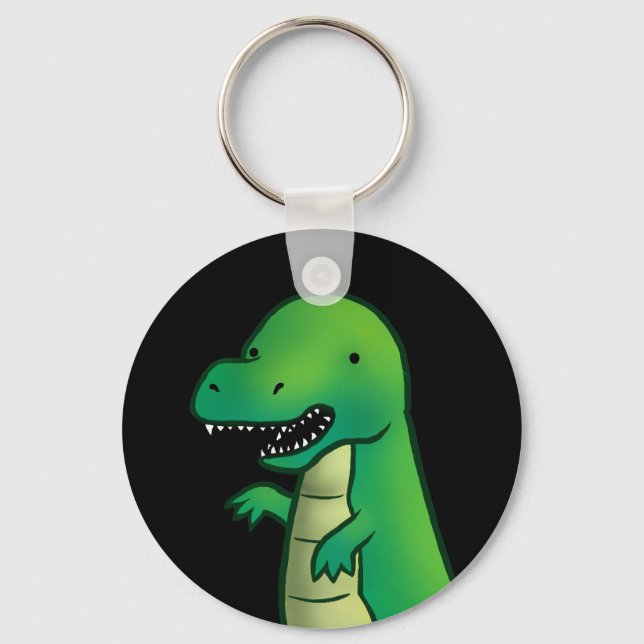 Porte-clés Caricature de Tyrannosaurus Rex Dinosaur (Recto)