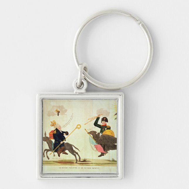 Porte-clés Caricature des 'cent jours (Devant)