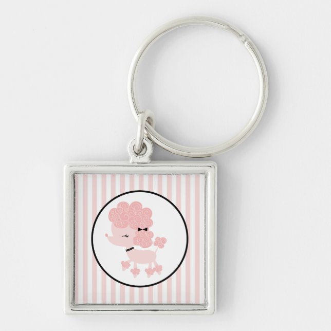 Porte-clés Caricature French Poodle (Devant)