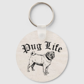 Porte-clés Carlin Life Funny Chien Gangster