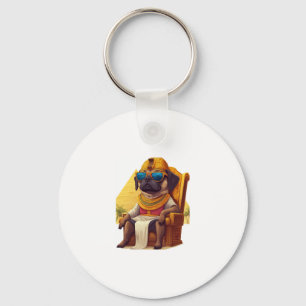 Porte-clés Carlin pharaon � Chien d'Egypte antique