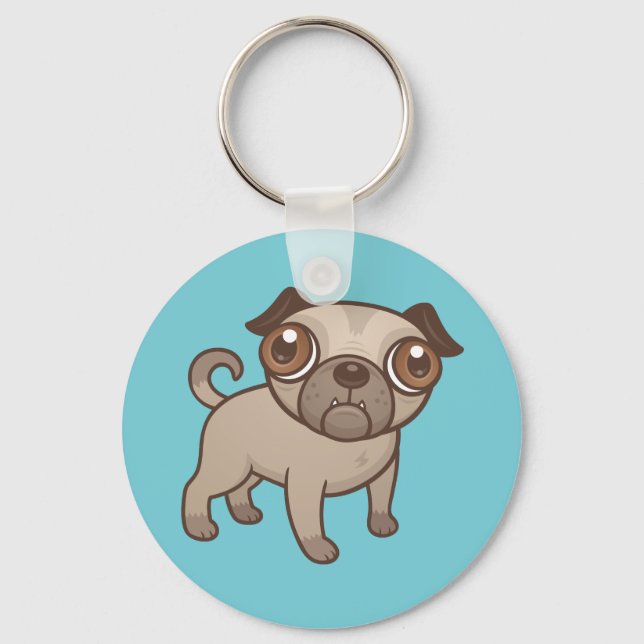 Porte-clés Carlin Puppy (Recto)